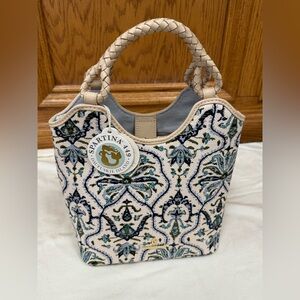 Spartina Gita Tote Hamilton Rug Print  NWT